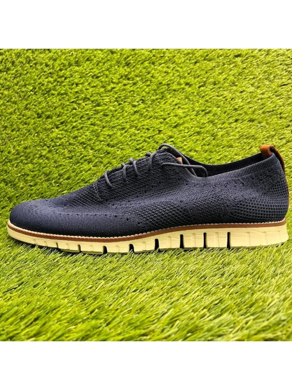 Cole Haan Zerogrand Stitchlite Mens Size 13 Blue White Casual Oxford Shoes